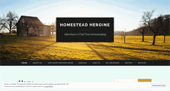 Desktop Screenshot of homesteadheroine.com