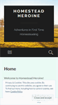 Mobile Screenshot of homesteadheroine.com